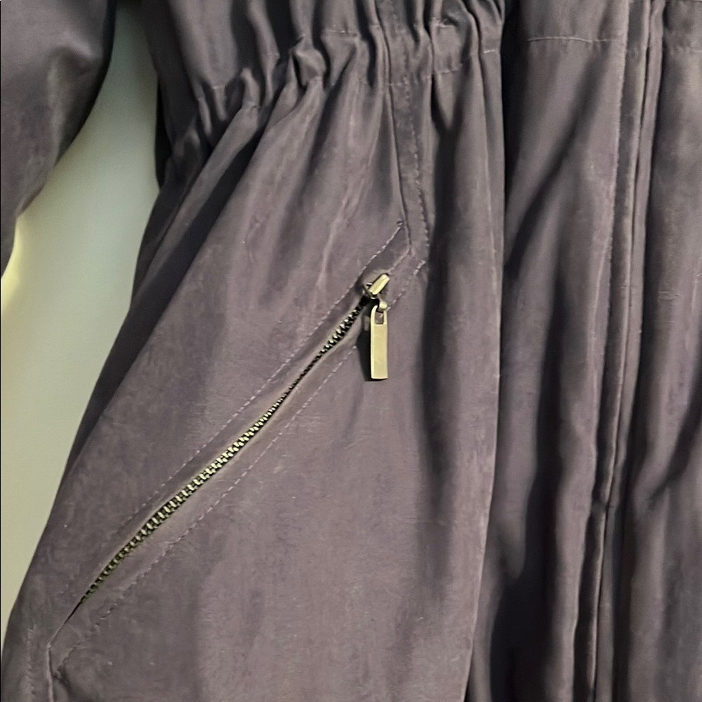 Jones New York Vintage Parka Soft Purple Women's Puffer Jacket Winter Coat - Picture 3 of 8